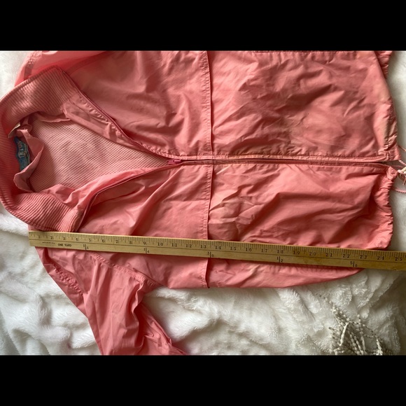 Vintage woolrich pink windbreaker peach jacket hooded zipper retro hoodie - Picture 14 of 14